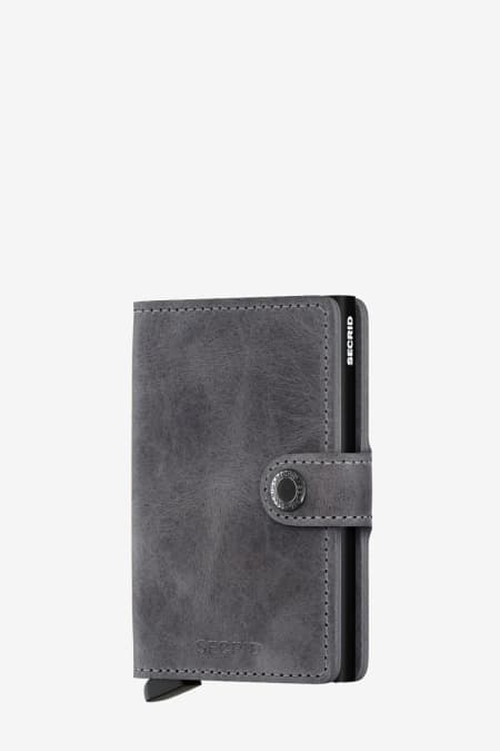 SECRID MINIWALLET VINTAGE GREY BLACK