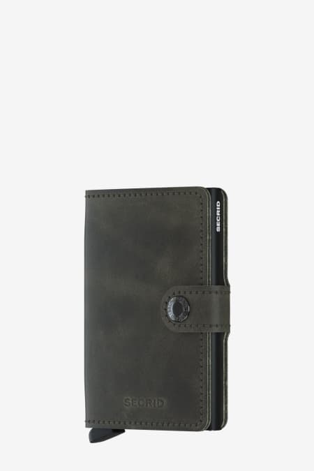SECRID MINIWALLET VINTAGE OLIVE BLACK