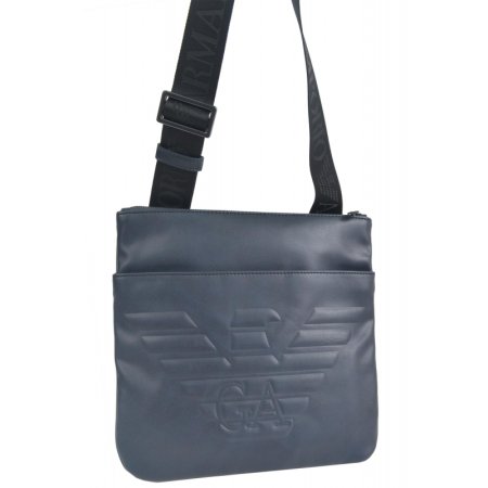 Emporio armani  sacoche bleu homme