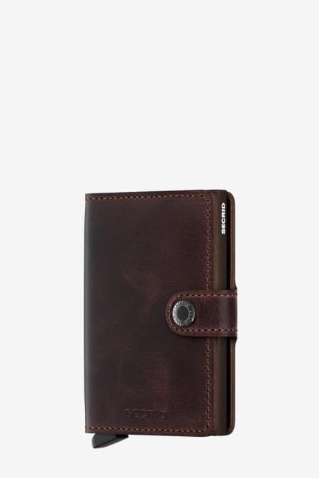 SECRID MINIWALLET VINTAGE CHOCOLATE