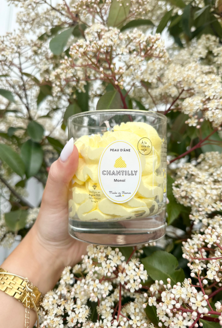 Peau d'âne bougie bijou chantilly