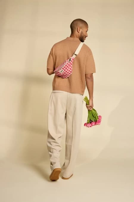 Hindbag Olivia Vichy rose