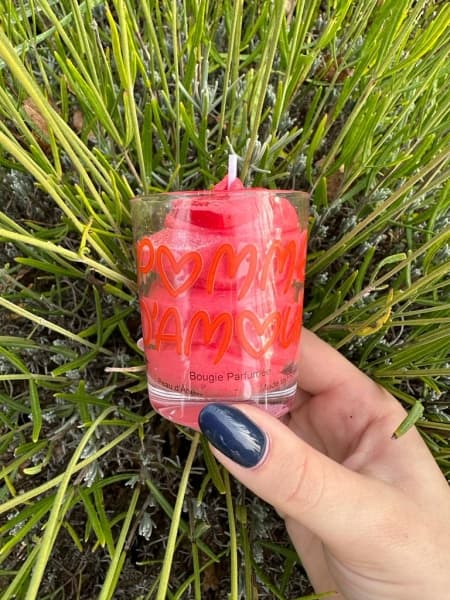 Mini Bougie Pomme d'amour