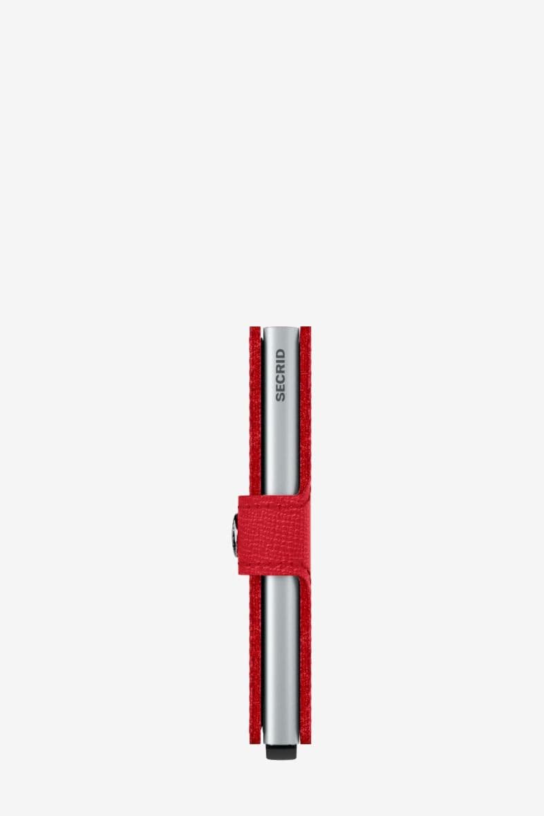 SECRID MINIWALLET CRISPLE RED — vue 2