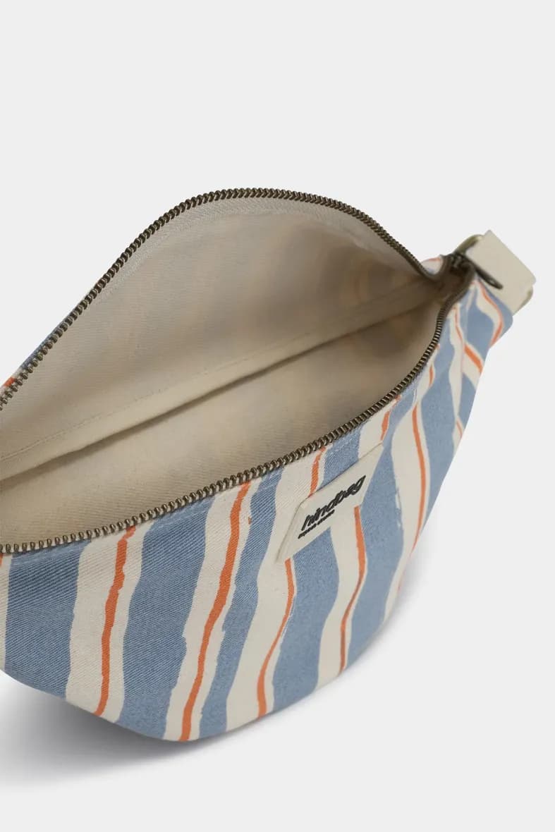 Hindbag Olivia rayures orange et bleu — vue 3