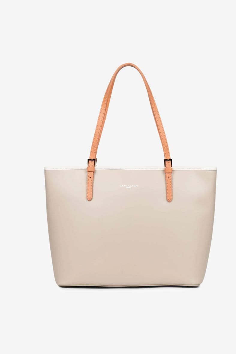 Sac Cabas Lancaster Sac Lancaster Beige Cuir Clearance Sac Cabas
