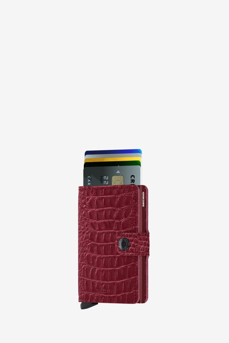 SECRID MINIWALLET NILE RUBY — vue 4