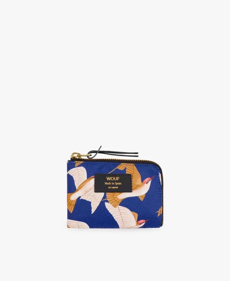 Wouf Blue Birds Card Holder — vue 1