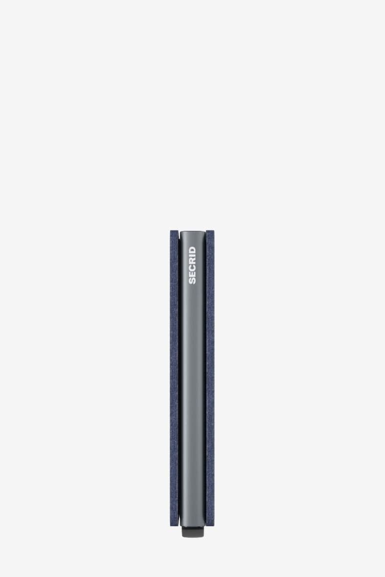 SECRID Slimwallet Saffiano Navy — vue 2