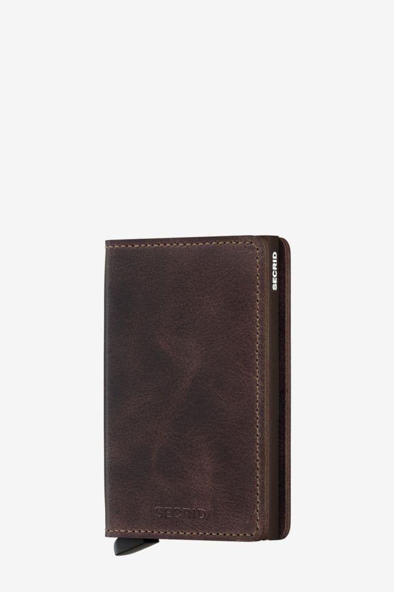 SECRID SLIMWALLET VINTAGE CHOCOLATE — vue 1