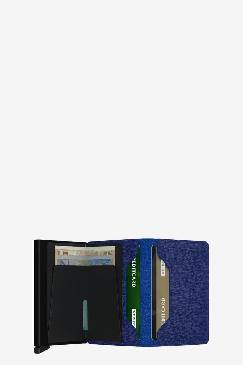 SECRID SLIMWALLET CRISPLE BLUE — vue 2