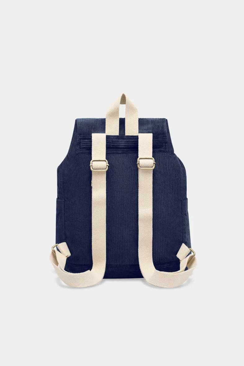 Hindbag Eliot velours marine — vue 5