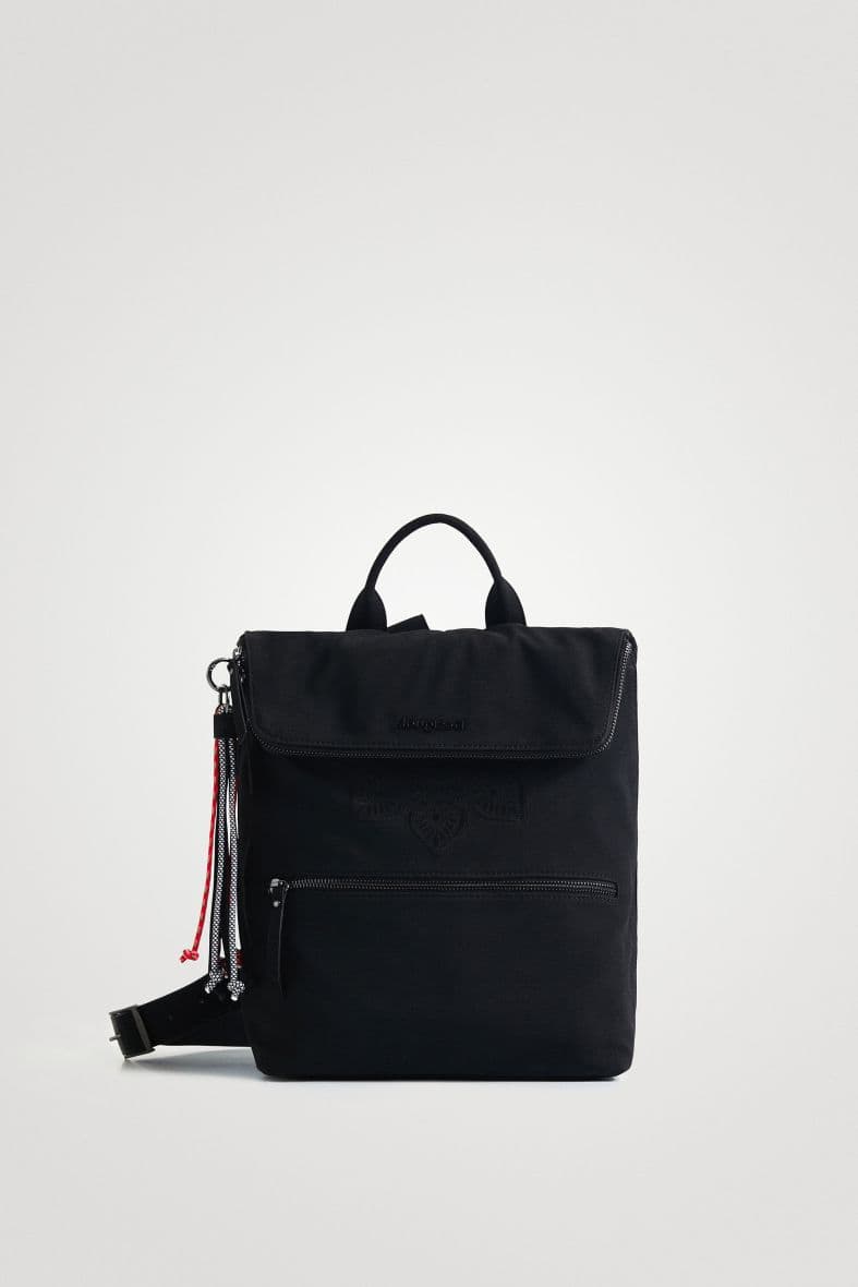 Desigual Sac à dos carré rabat extensible — vue 2
