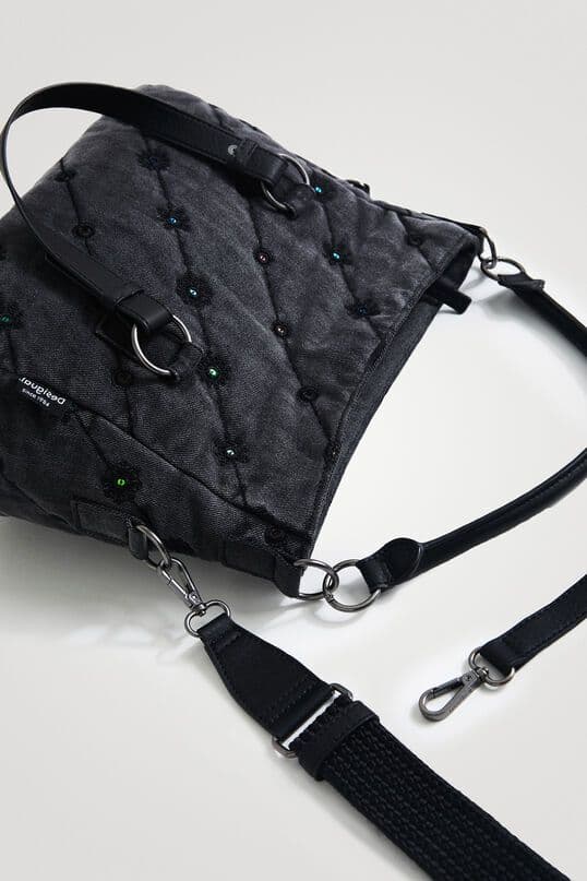 DESIGUAL Sac à main façon jean — vue 7