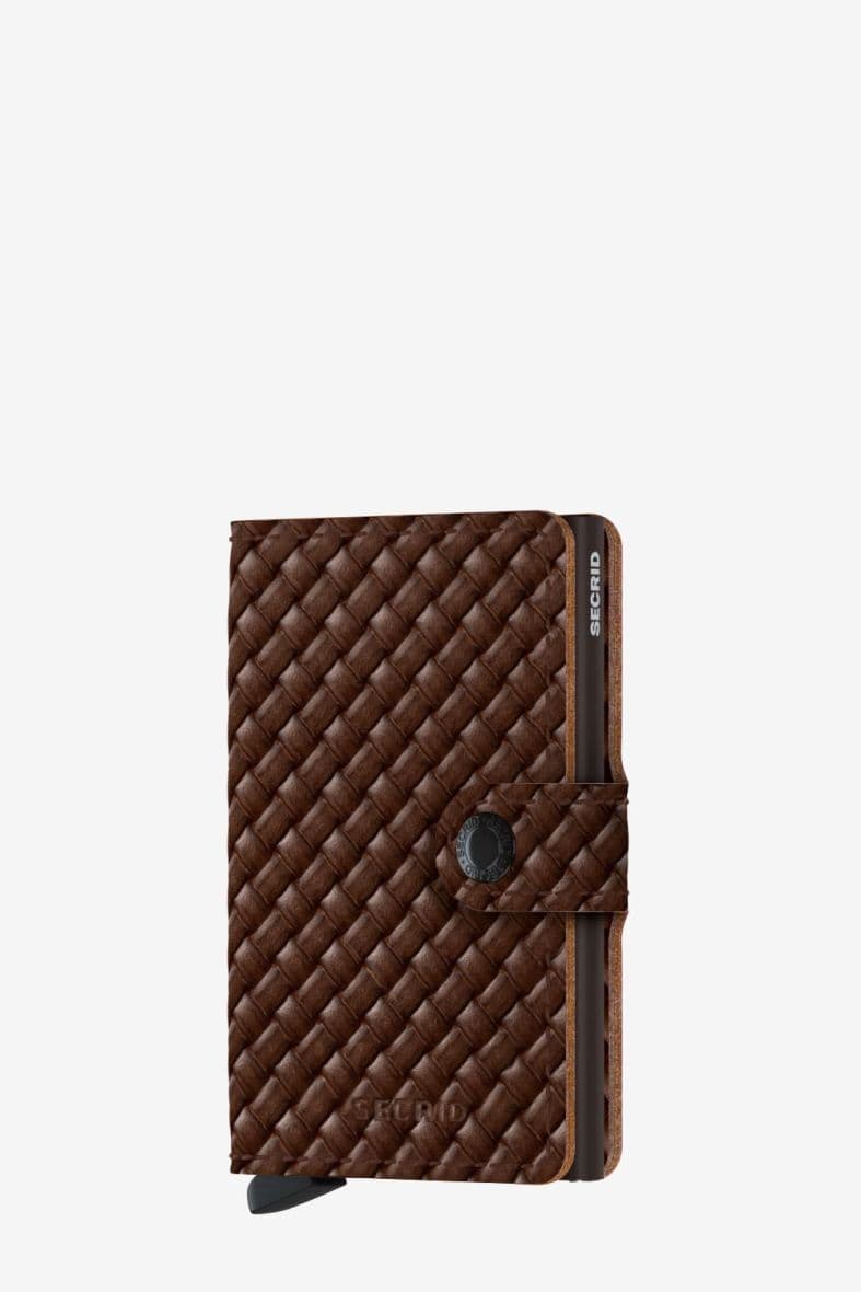 SECRID MINIWALLET BASKET BROWN — vue 1