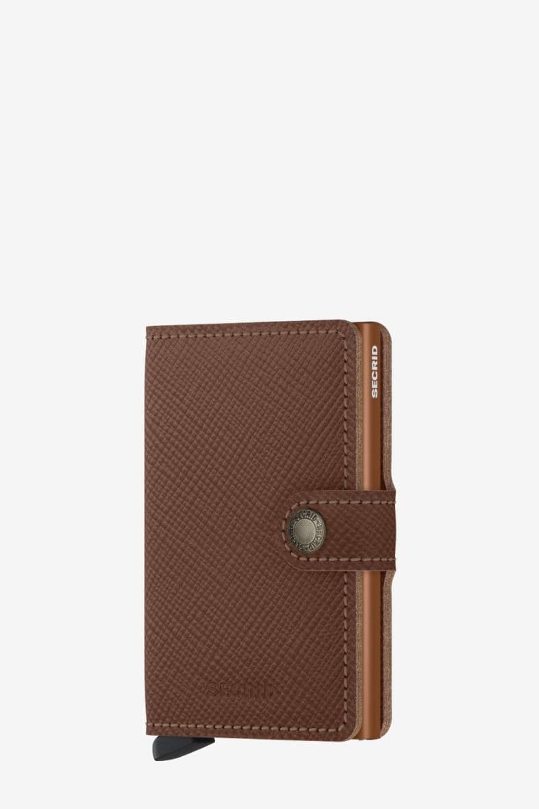 SECRID Miniwallet Saffiano Caramel — vue 1
