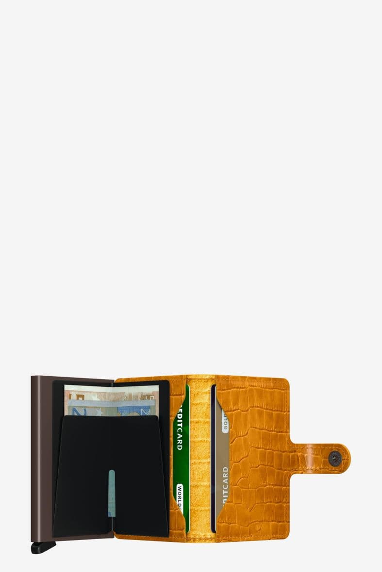 SECRID MINIWALLET CLEO OCHRE BROWN — vue 4