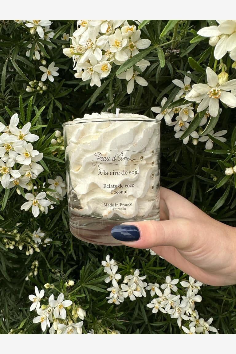 Peau d'âne - Bougie bijou éclats de coco — vue 1