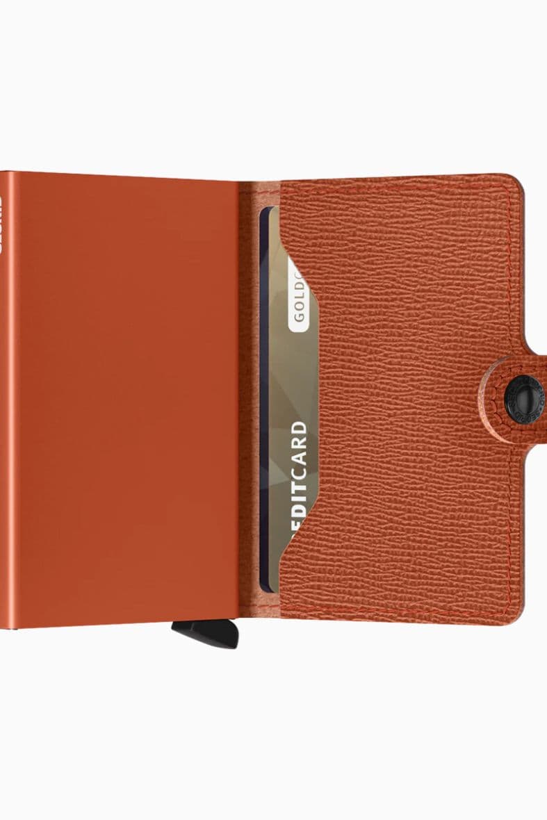 Secrid Miniwallet Crisple Pumpkin — vue 3
