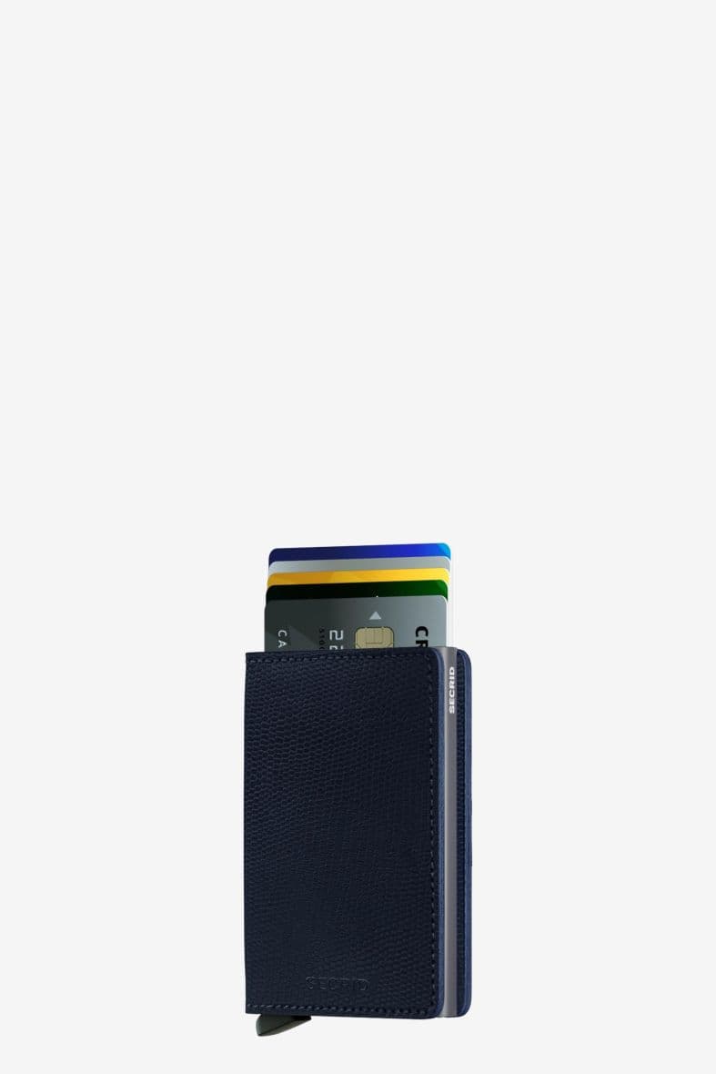 SECRID SLIMWALLET RANGO BLUE-TITANIUM — vue 3