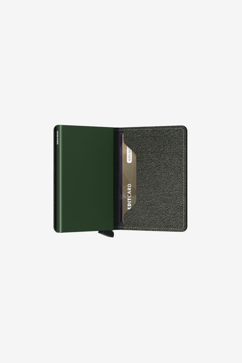 SECRID Slimwallet Twist Green — vue 3