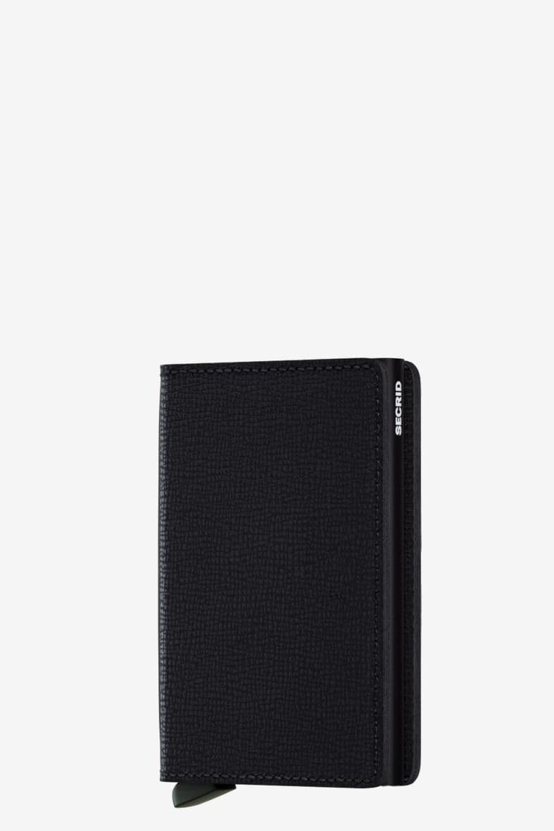 SECRID SLIMWALLET CRISPLE BLACK — vue 1
