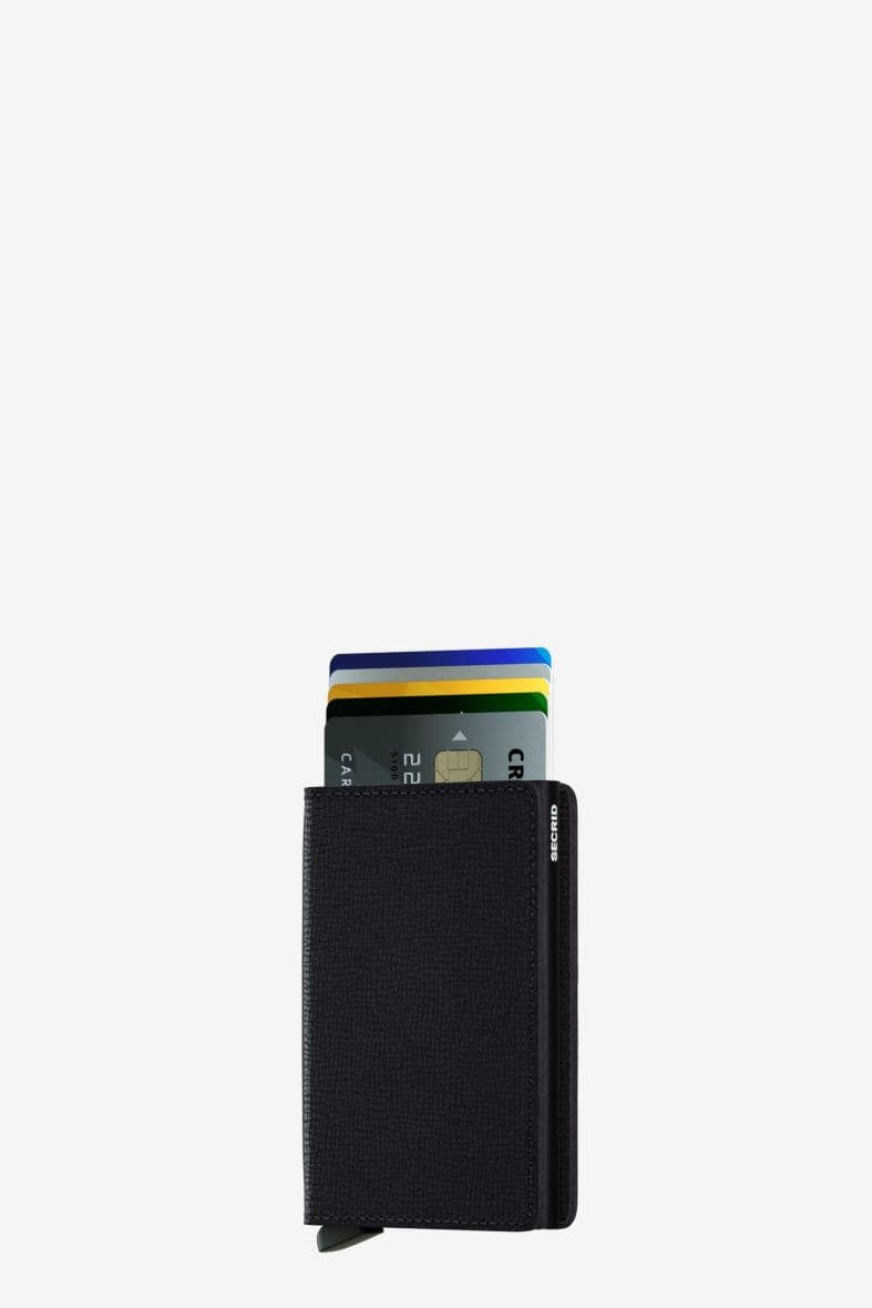 SECRID SLIMWALLET CRISPLE BLACK — vue 4