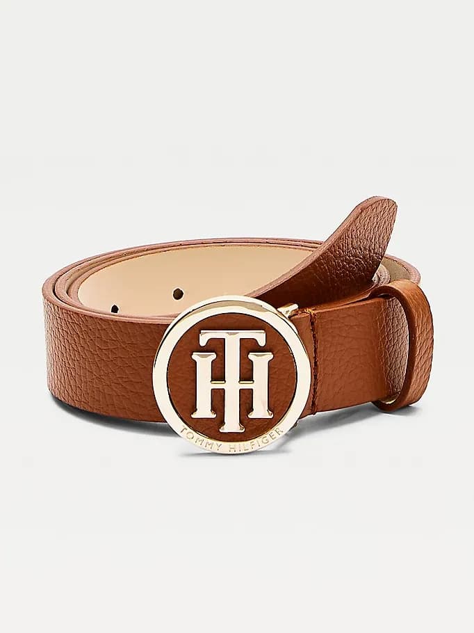 Tommy Hilfiger ceinture femme en cuir boucle ronde — vue 3