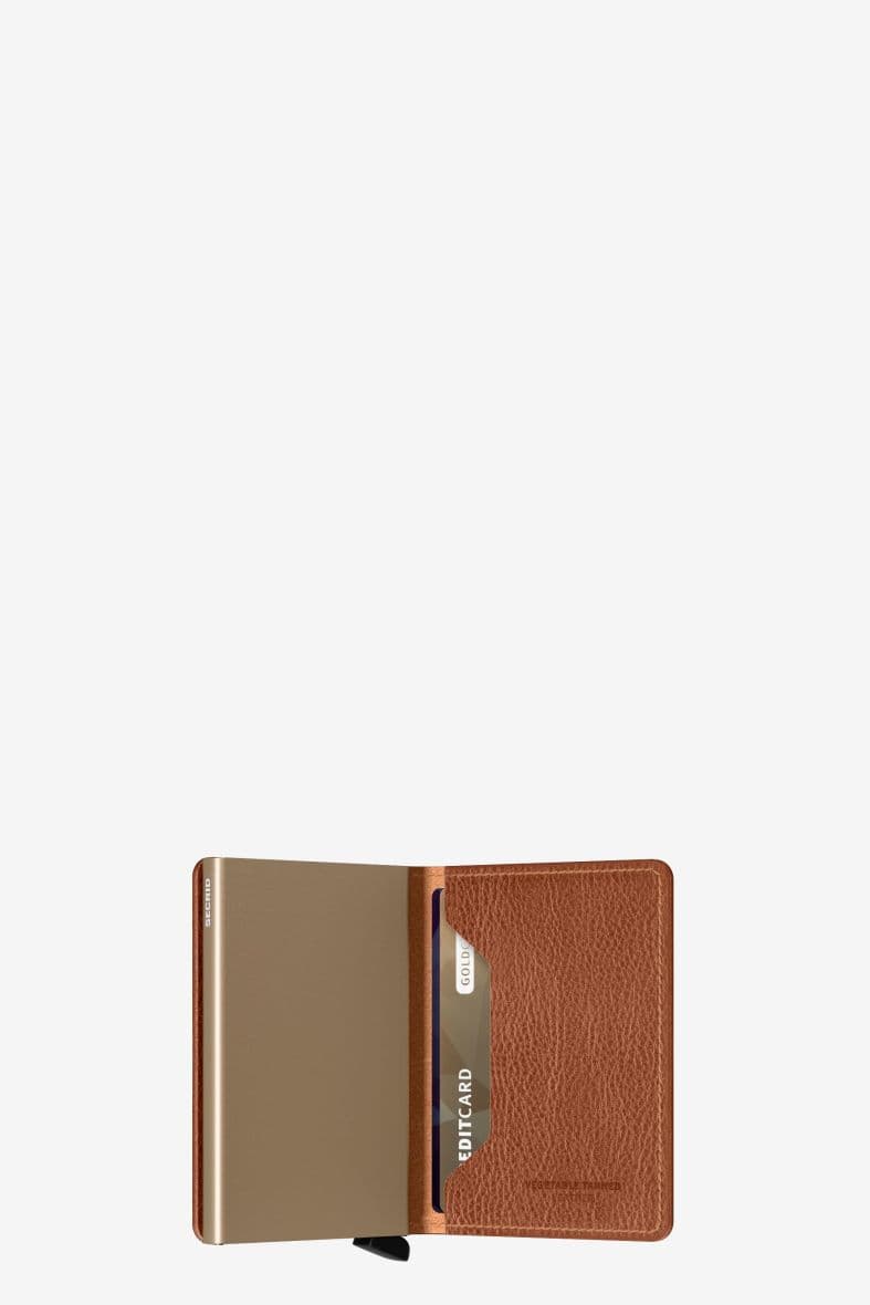 SECRID SLIMWALLET VEG CARAMELLO SAND — vue 3