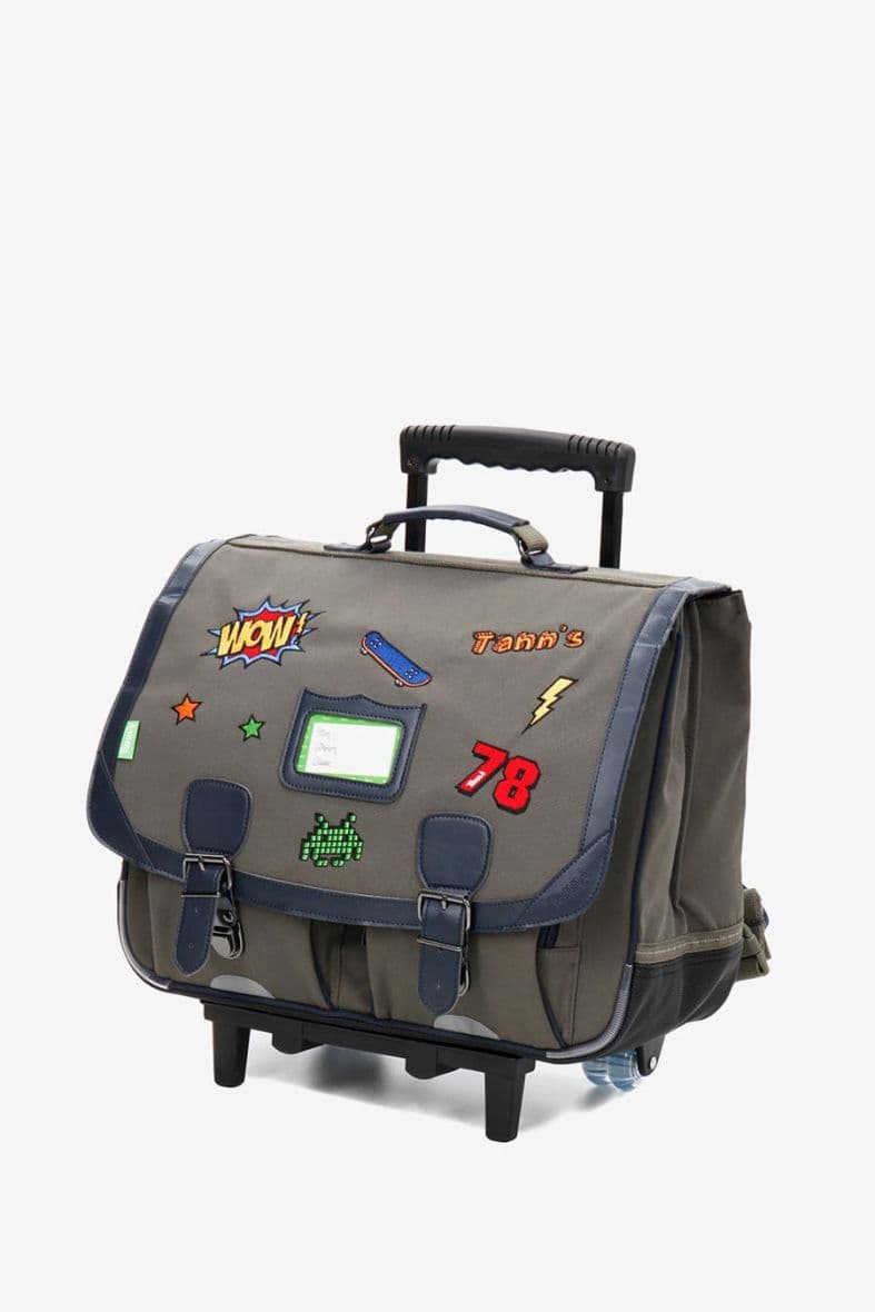 Cartable 41cm Tann's Fantaisie Voyage En Utopie 43237 Vert