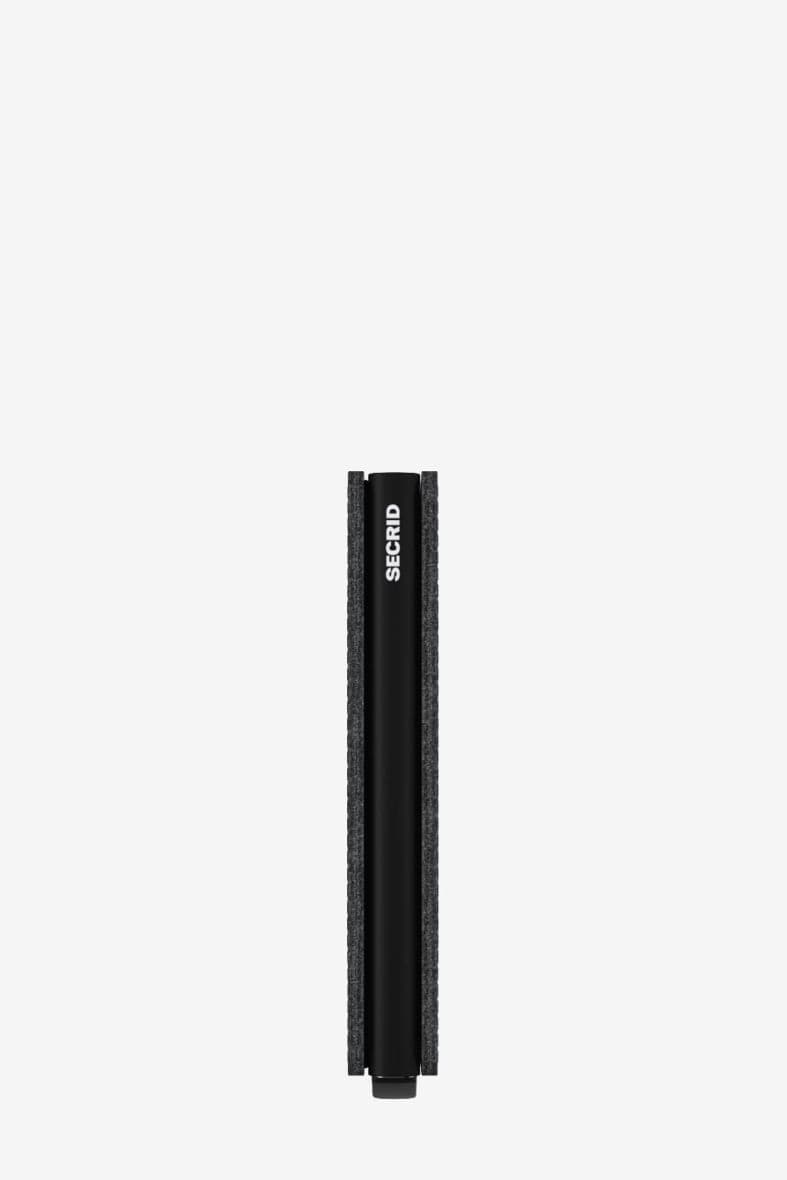 SECRID SLIMWALLET PERFORATED BLACK — vue 2