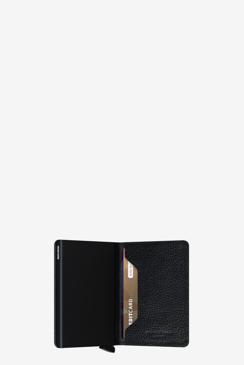 SECRID SLIMWALLET VEG BLACK-BLACK — vue 3
