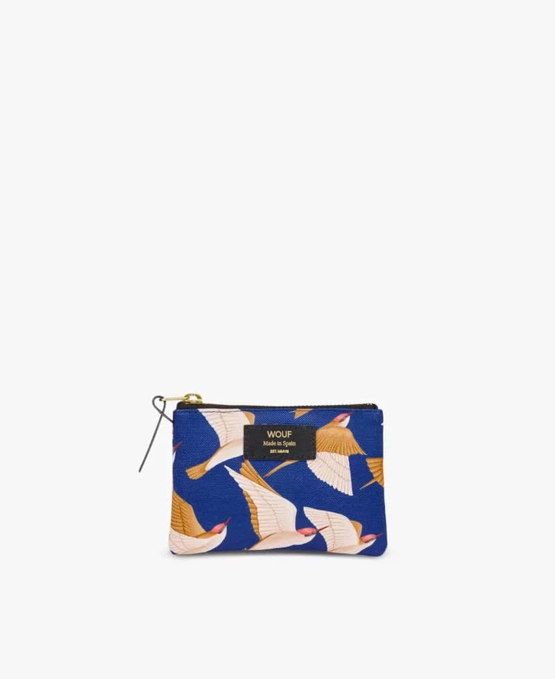 Wouf Blue Birds Small Pouch — vue 1