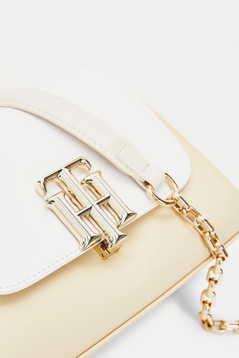 TOMMY HILFIGER TH LOCK SMALL SATCHEL CB — vue 3