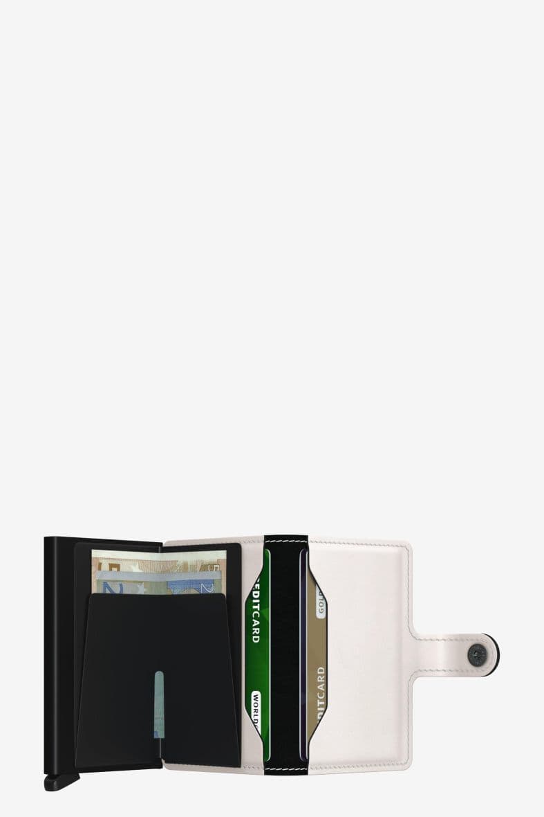 SECRID MINIWALLET MATTE CHALK — vue 3