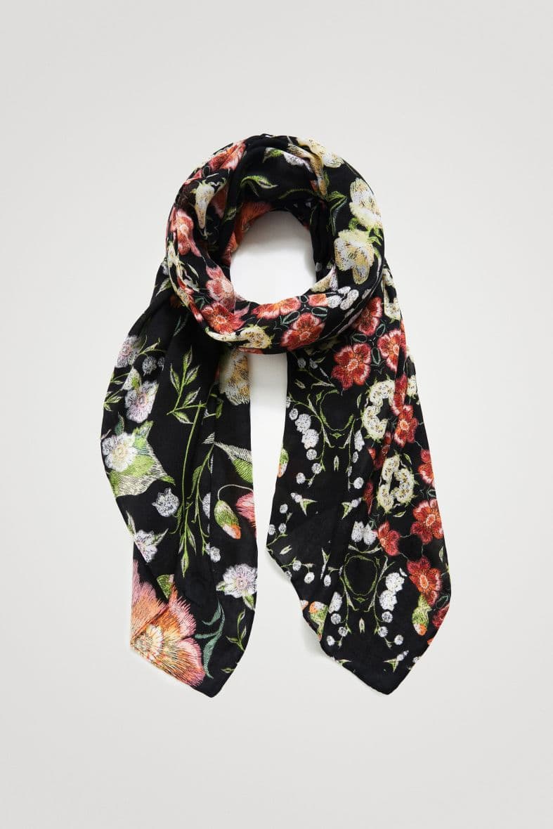 Desigual Foulard rectangulaire fleurs Liberty — vue 2