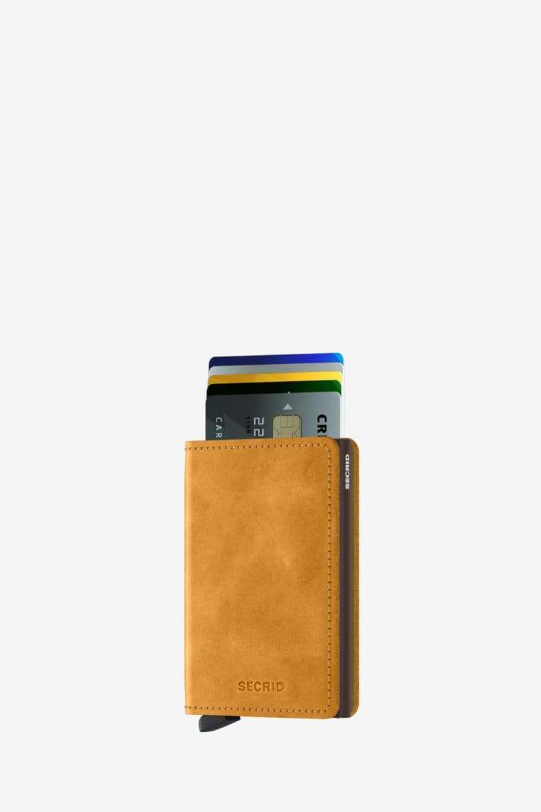 SECRID SLIMWALLET VINTAGE OCHRE — vue 4