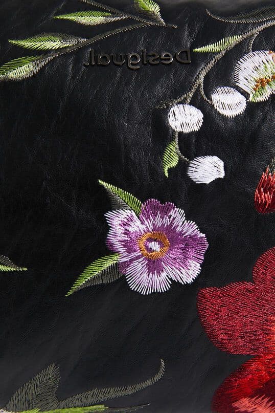 Desigual Sac à main en simili cuir brodé — vue 3
