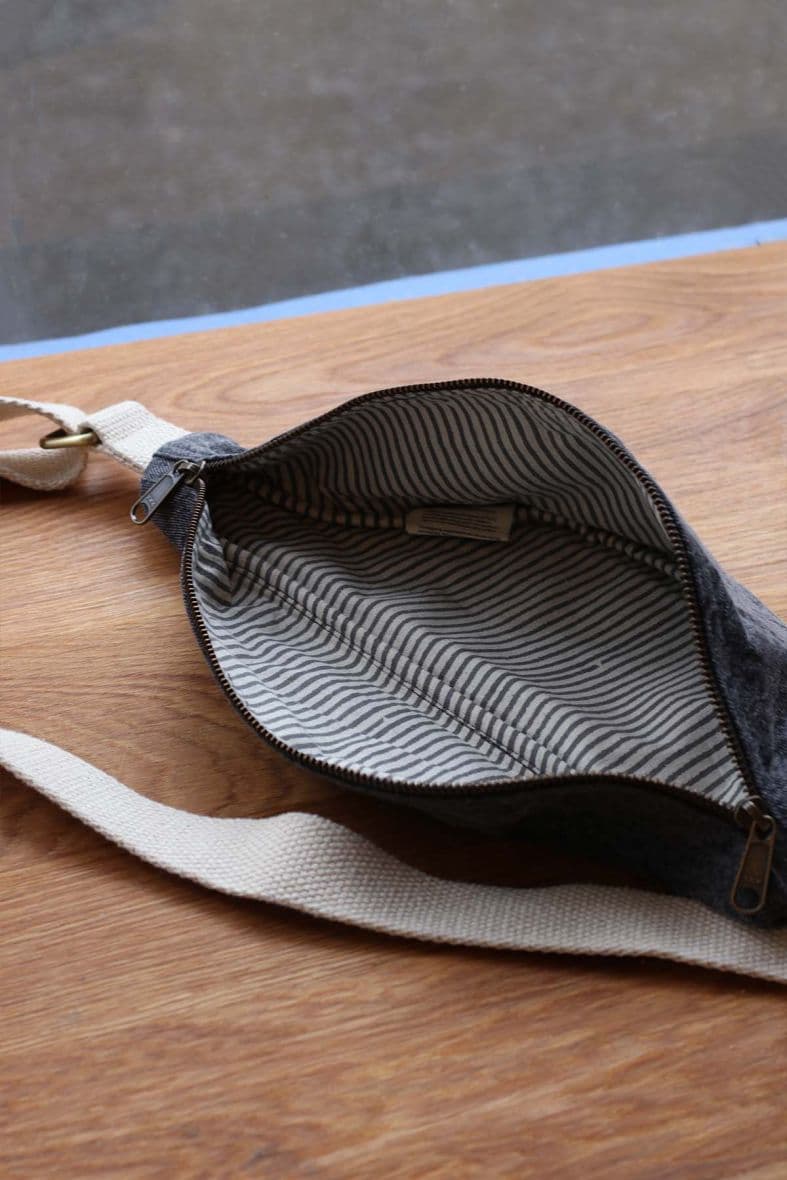 Hindbag Olivia Denim Gris — vue 5