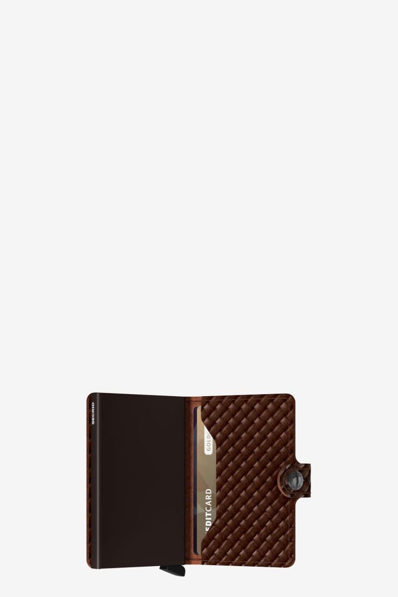 SECRID MINIWALLET BASKET BROWN — vue 3