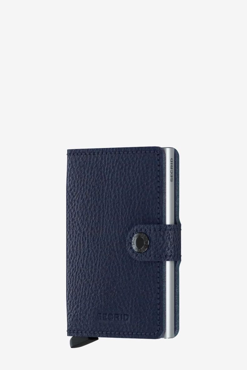 SECRID MINIWALLET VEG NAVY SILVER — vue 1