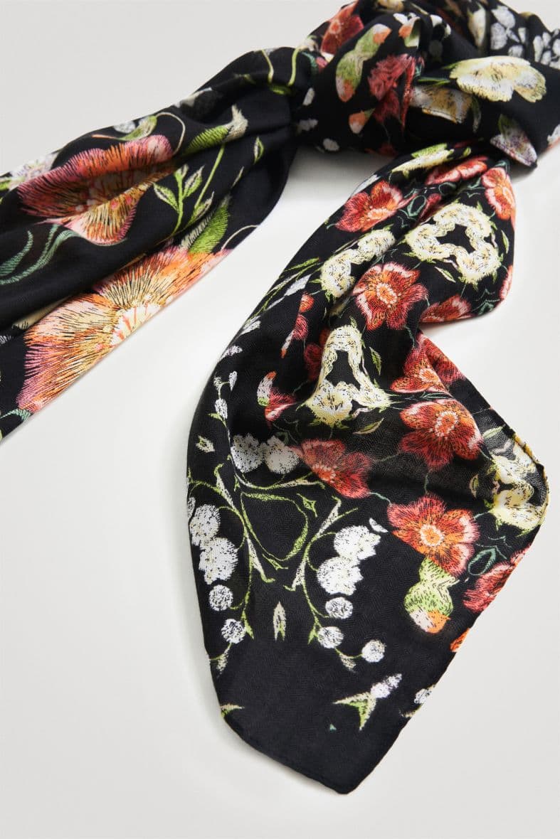 Desigual Foulard rectangulaire fleurs Liberty — vue 6