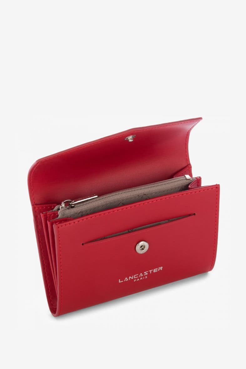 Leather Portefeuille Lancaster Bordeaux Wallet Lancaster