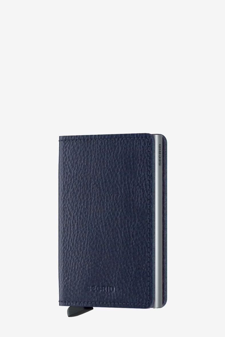 SECRID SLIMWALLET VEG NAVY SILVER — vue 1