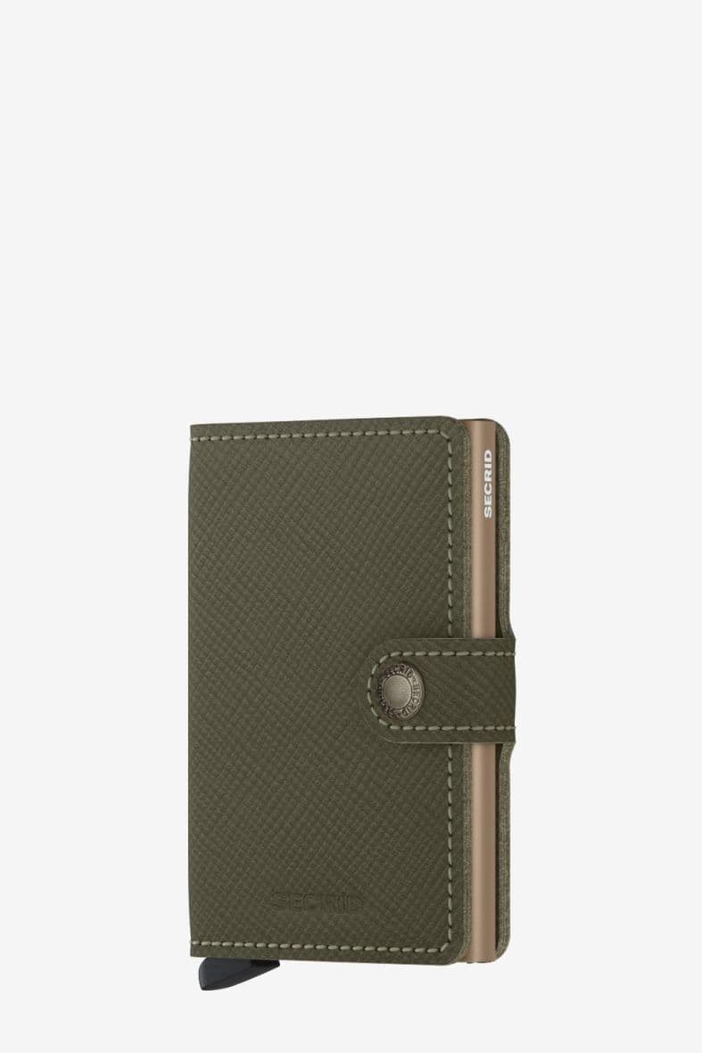 SECRID Miniwallet Saffiano Olive — vue 1