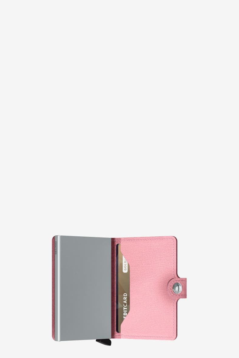 SECRID MINIWALLET CRISPLE PINK — vue 3