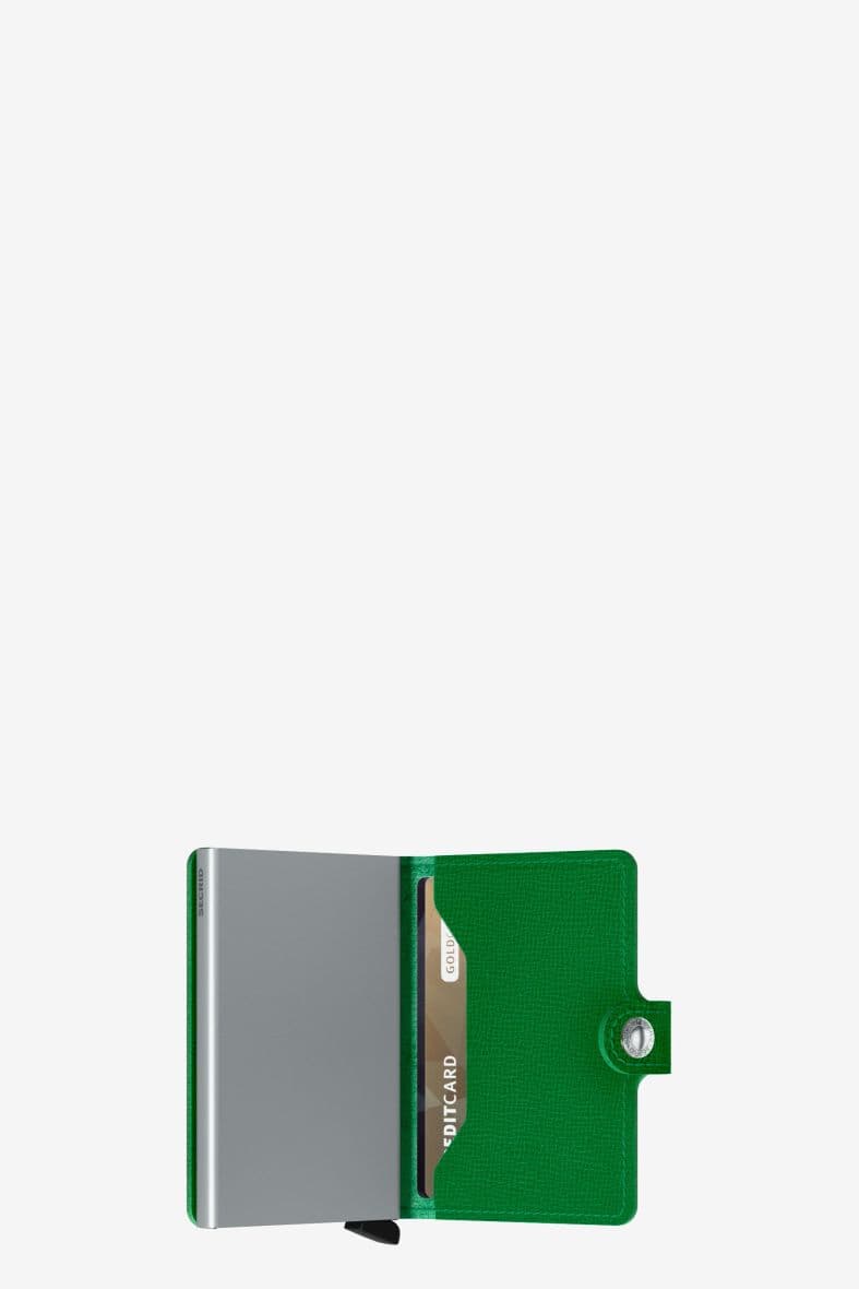 SECRID MINIWALLET CRISPLE LIGHT GREEN — vue 4
