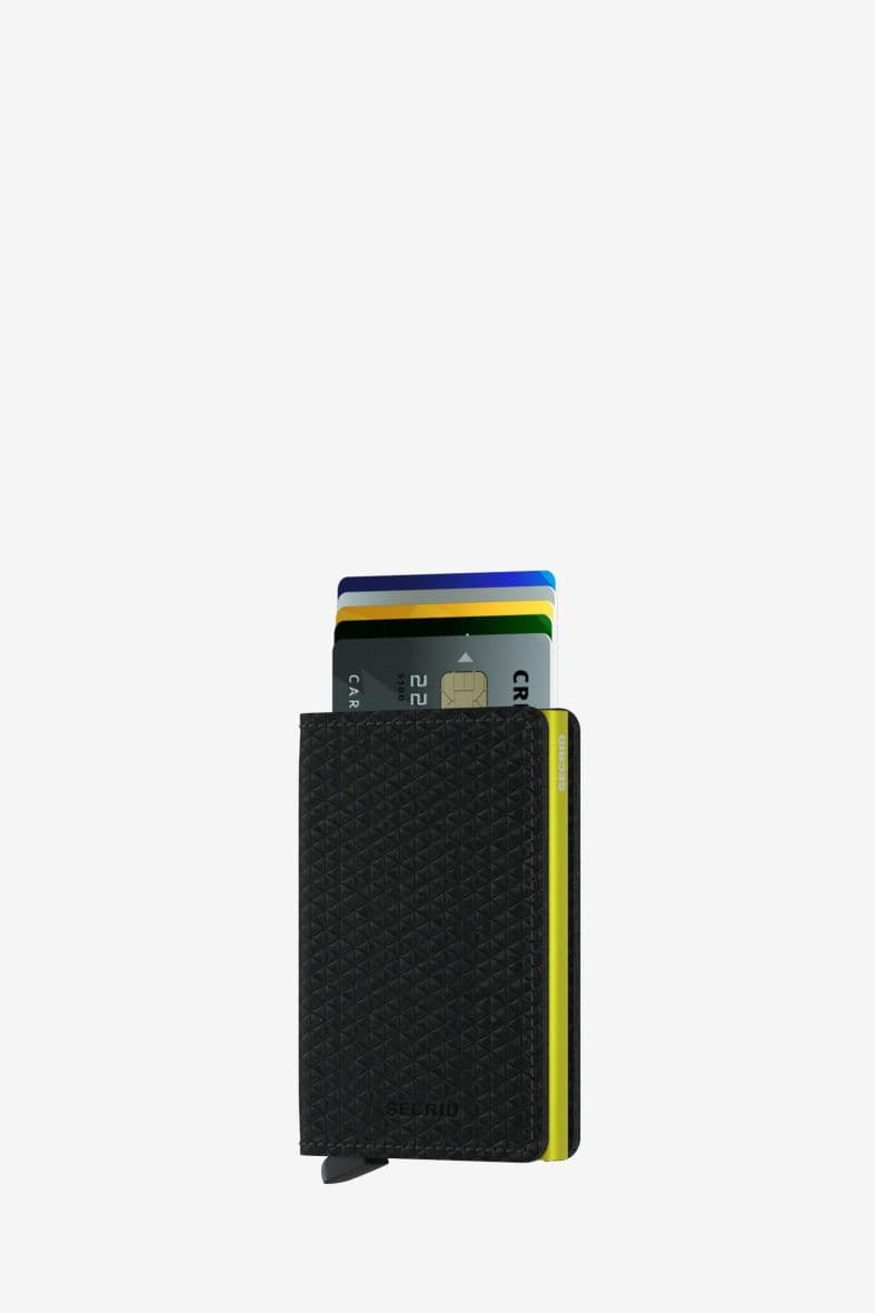 SECRID SLIMWALLET DIAMOND BLACK — vue 2