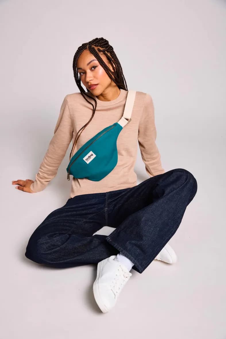 Hindbag Olivia bleu paon — vue 6