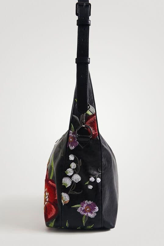 Desigual Sac à main en simili cuir brodé — vue 4
